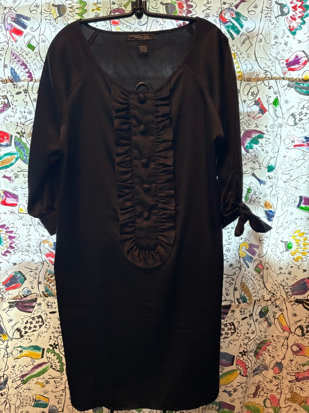 Vertigo Paris poly/ spandex satin finish dress